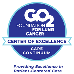 GO2 Foundation Care Continuum Center of Excellence badge